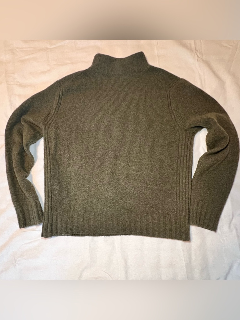 Point Sur Women’s Olive Green Mock Neck Sweater Size L